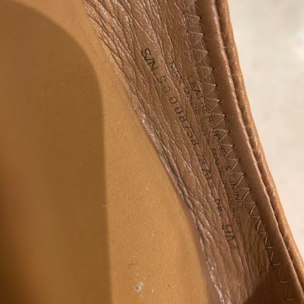 Tory Burch Women's Tan Leather Ballet Flats - Picture 5 of 5